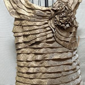 Dress Barn Metallic dress shirt